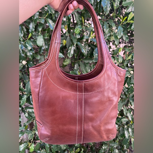 Coach Legacy Ergo 11285 Cognac Leather Shoulder Bag Rare - Picture 2 of 10